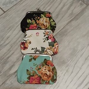 Mini Floral Coin Bags